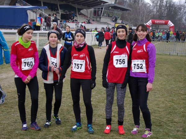 Les minimes filles aux pré-régionaux d'Aix-les-bains