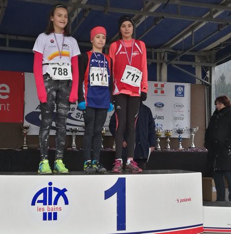 Marion sur le podium