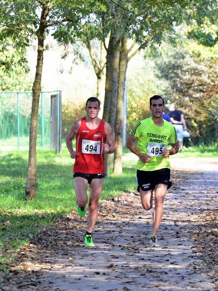Julien et Ramadan à 1 km de l'arrivée