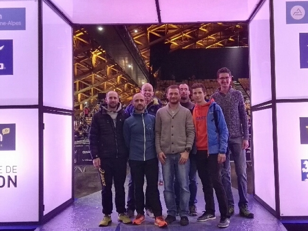 Le groupe des trailers à la Saintélyon.