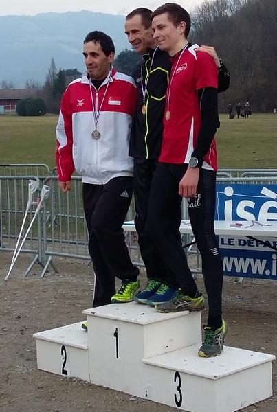 Podium du départemental de cross