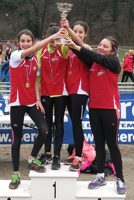 Les benjamines championnes de l'Isère
