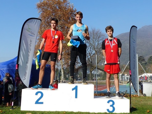 Axel BERGER sur le podium